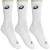 MEIA ASICS TENNIS CREW PACOTE COM 3 BRANCO