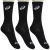 MEIA ASICS TENNIS CREW PACOTE COM 3 PRETO