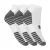 MEIA UNDER ARMOUR HEATGEAR TECH MASCULINA PACOTE COM 3 PARES BRANCO