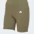 SHORTS ADIDAS 3 LISTRAS C/BOLSO FEMININO VERDE