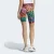 SHORTS ADIDAS BIKE FARM FEMININO AZUL/LARANJA