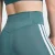 SHORTS ADIDAS LEGGING OPTIME ESSENTIALS 3S FEMININO VERDE/BRANCO