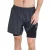 SHORTS ASICS BASIC 2 IN 1 MASCULINO CHUMBO/PRATA