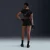 SHORTS NIKE PRO MID RISE 3 FEMININO PRETO/CINZA