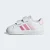 TÊNIS ADIDAS GRAND COURT 2.0 BABY INFANTIL BRANCO/ROSA