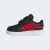 TÊNIS ADIDAS HOOPS 4.0 CF INFANTIL PRETO/VERMELHO