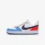 TÊNIS NIKE COURT BOROUGH LOW RECRAFT INFANTIL BRANCO/MARINHO