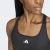 TOP ADIDAS TECHFIT SUPORTE MEDIO FEMININO PRETO