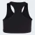 TOP ADIDAS TREINO BASICO SUPORTE MEDIO FEMININO PRETO