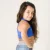 TOP LIVE PLAY AROUND INFANTIL AZUL