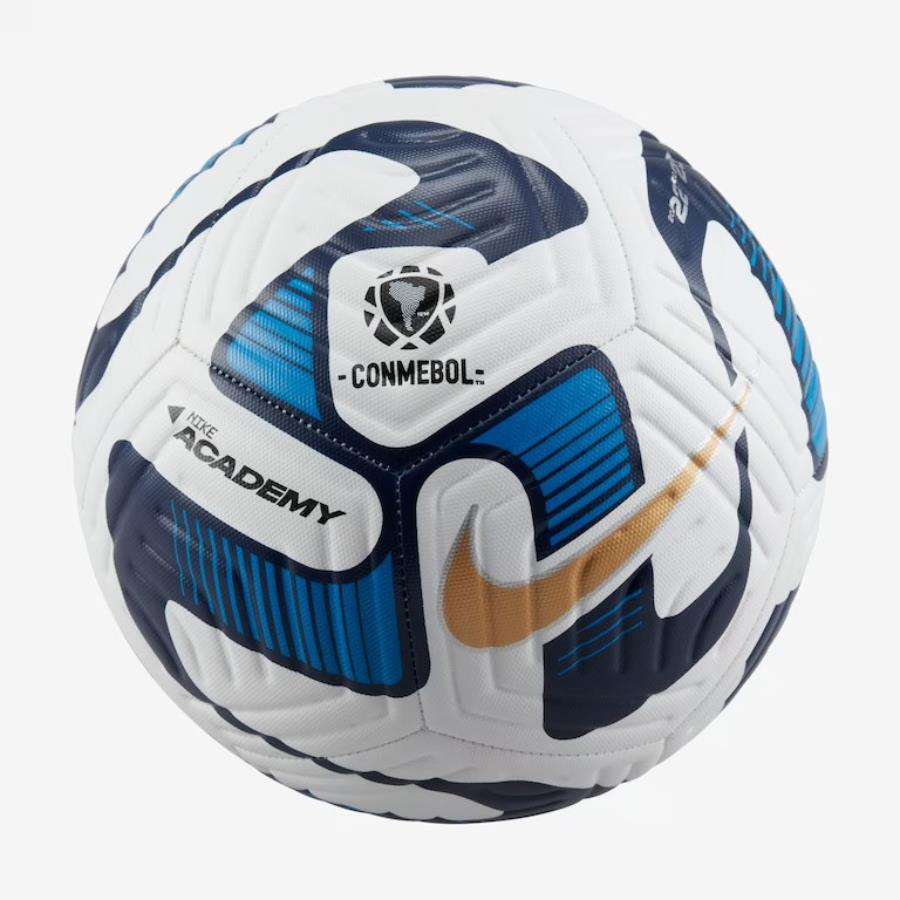 BOLA NIKE ACADEMY CONMEBOL CAMPO BRANCO/MARINHO | Shopmasp