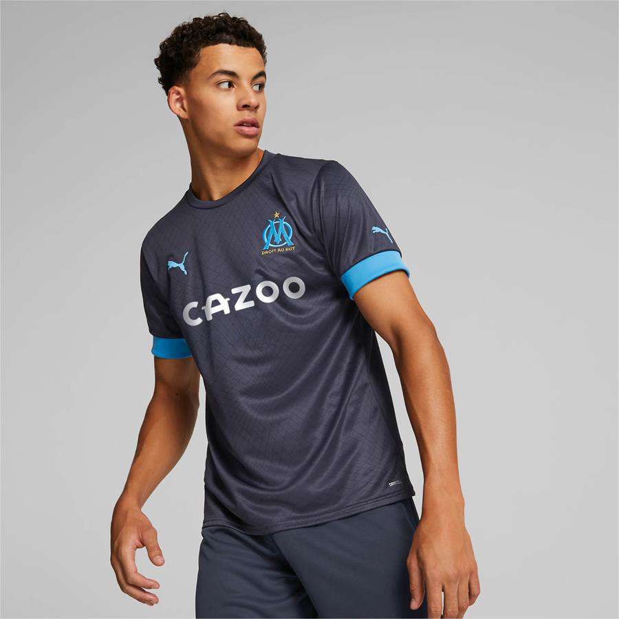 Camisa Olympique de Marseille Home 21/22 s/n° Torcedor Puma Masculina