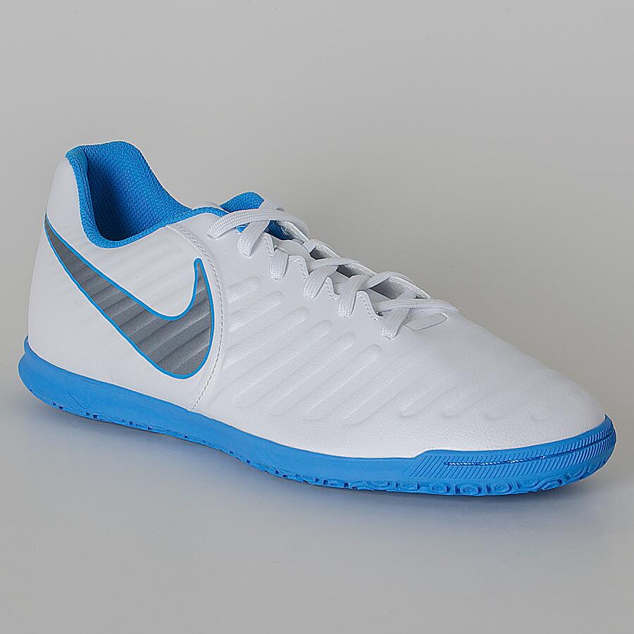 CHUTEIRA FUTSAL NIKE TIEMPO LEGENDX 7 CLUB IC BRANCO AZUL Shopmasp