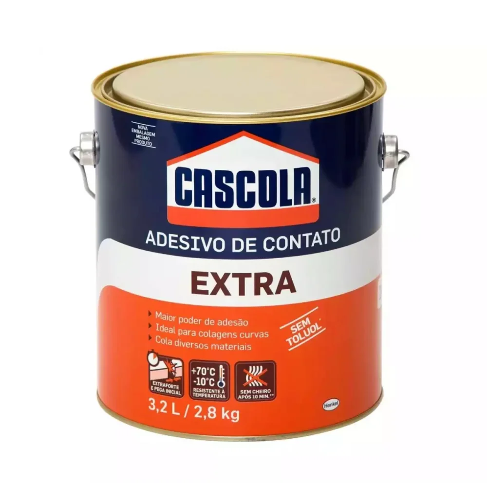 ADESIVO DE CONTATO CASCOLA EXTRA SEM TULUOL 2.8 KG - HENKEL