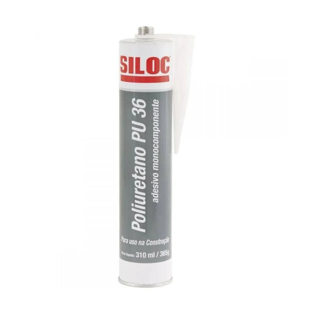 ADESIVO DE POLIURETANO PU-36, BRANCO, 300 ML (345G) - SILOC