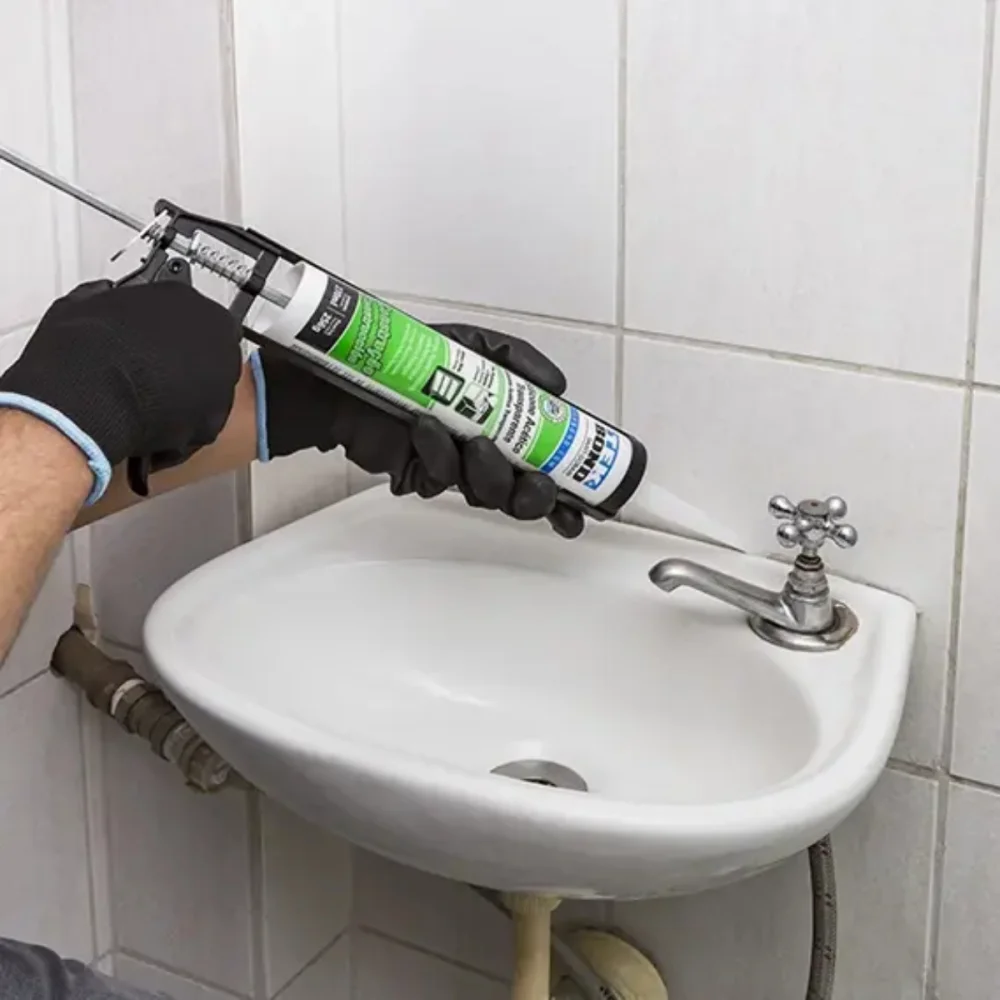 ADESIVO DE SILICONE ACÉTICO CONSTRUÇÃO 256G (270 ML) TRANSPARENTE - TEK BOND