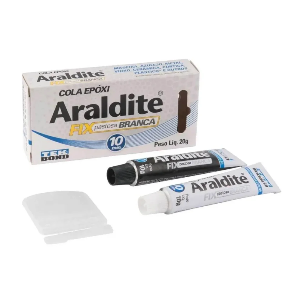 ADESIVO EPOXI ARALDITE PASTOSO 10MIN 20G BRANCO - TEKBOND