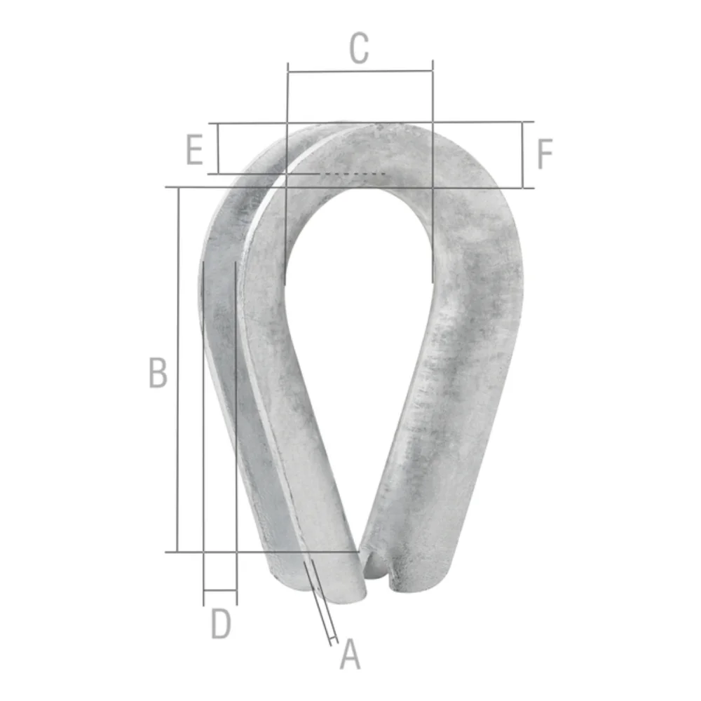 ANILHA PARA CABO DE ACO  (7.94 MM) 5/16" - VONDER