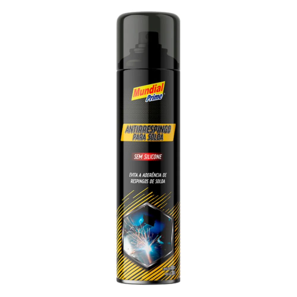 ANTI-RESPINGO PARA SOLDA SEM SILICONE SPRAY, 280G - MUNDIAL PRIME