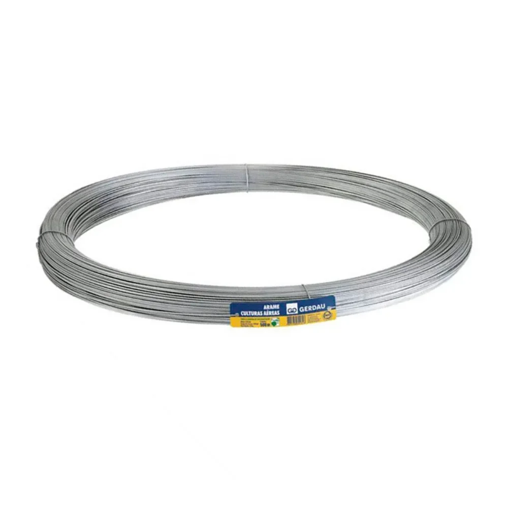 ARAME GALVANIZADO BWG 14, 2.10 MM, 1 KG - GERDAU