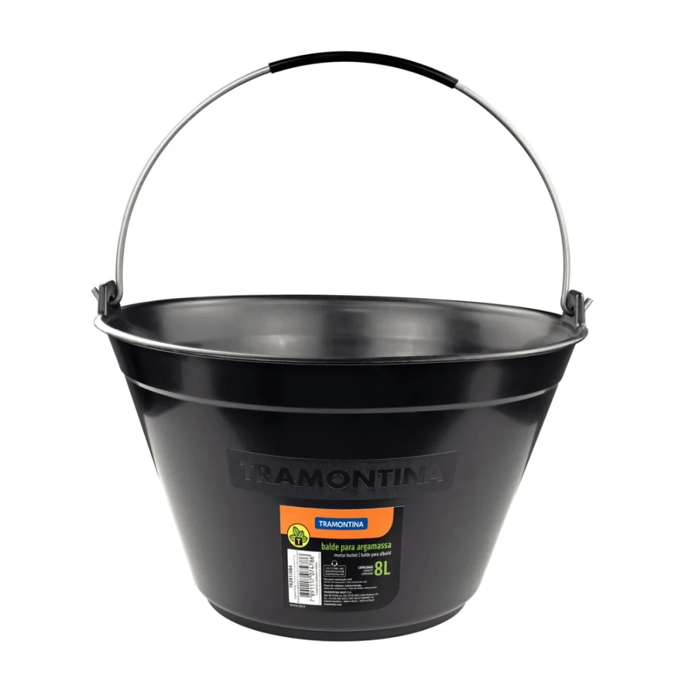 BALDE PARA ARGAMASSA 8L - TRAMONTINA