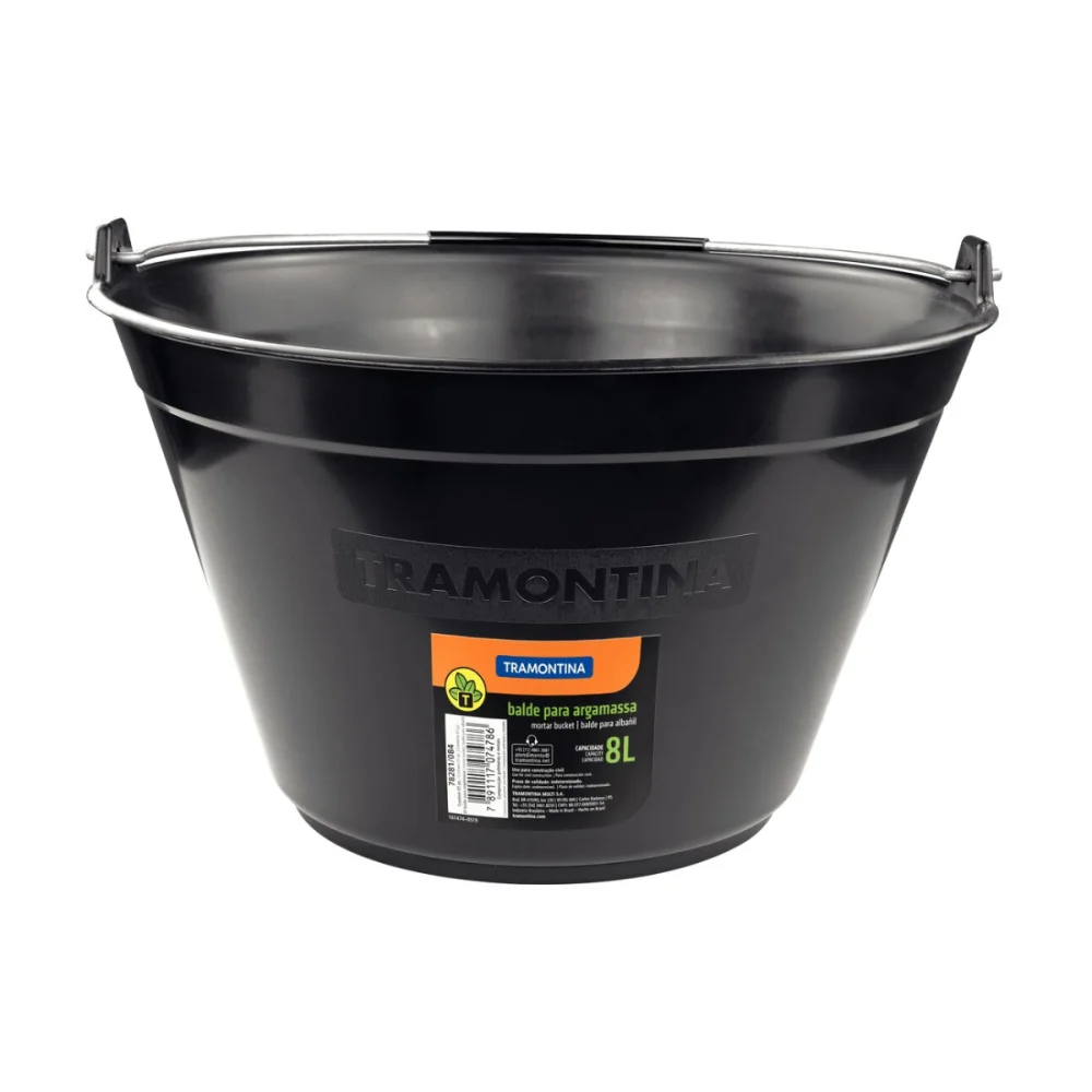 BALDE PARA ARGAMASSA 8L - TRAMONTINA