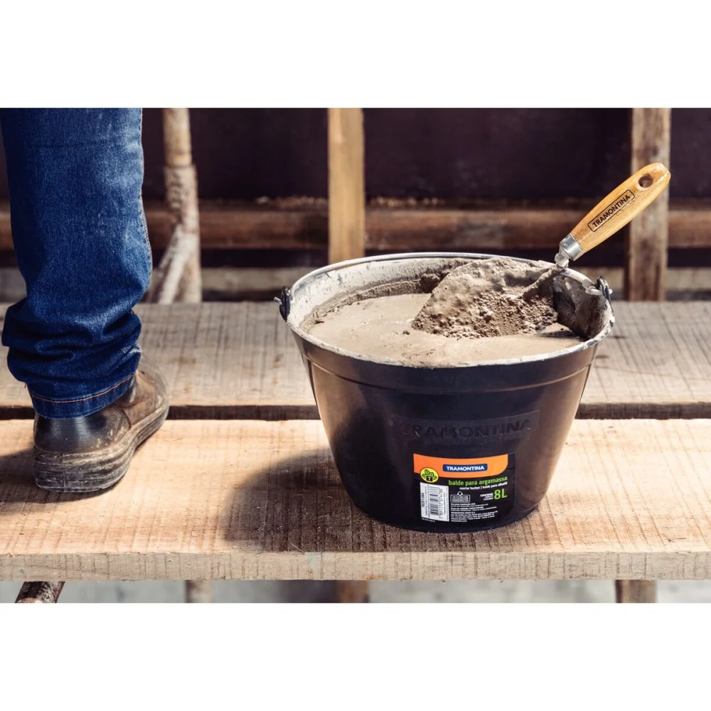 BALDE PARA ARGAMASSA 8L - TRAMONTINA