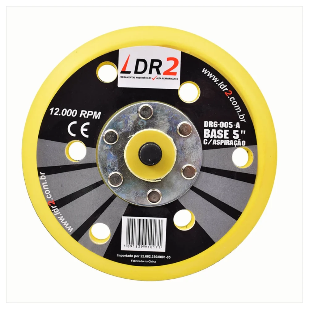 BASE DE 5" PARA LIXADEIRA ROTO ORBITAL COM ASPIRACAO DR6-005A - LDR2