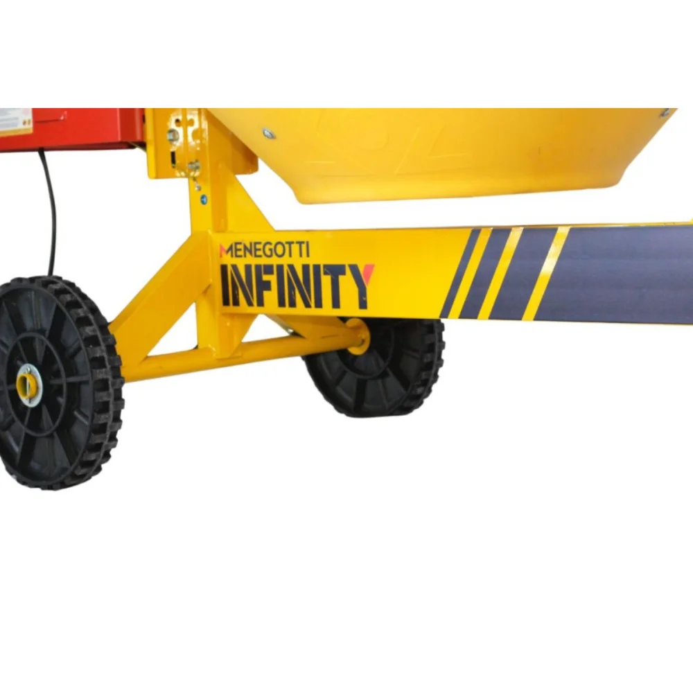 BETONEIRA 400L INFINITY COM MOTOR MONO 2 CV COM RODA MACIA E COM KIT DE SEGURANÇA - MENEGOTTI