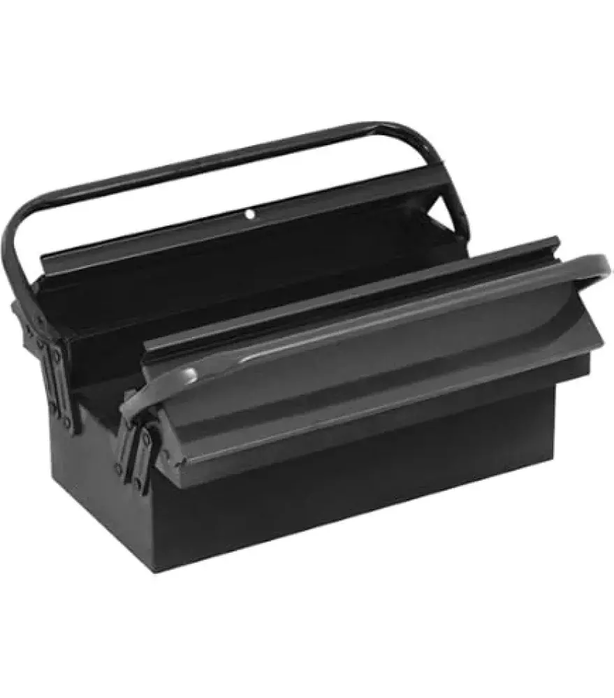 CAIXA METALICA PARA FERRAMENTAS 500 X 200 X 170 MM, CINZA 3 GAVETAS- ORK