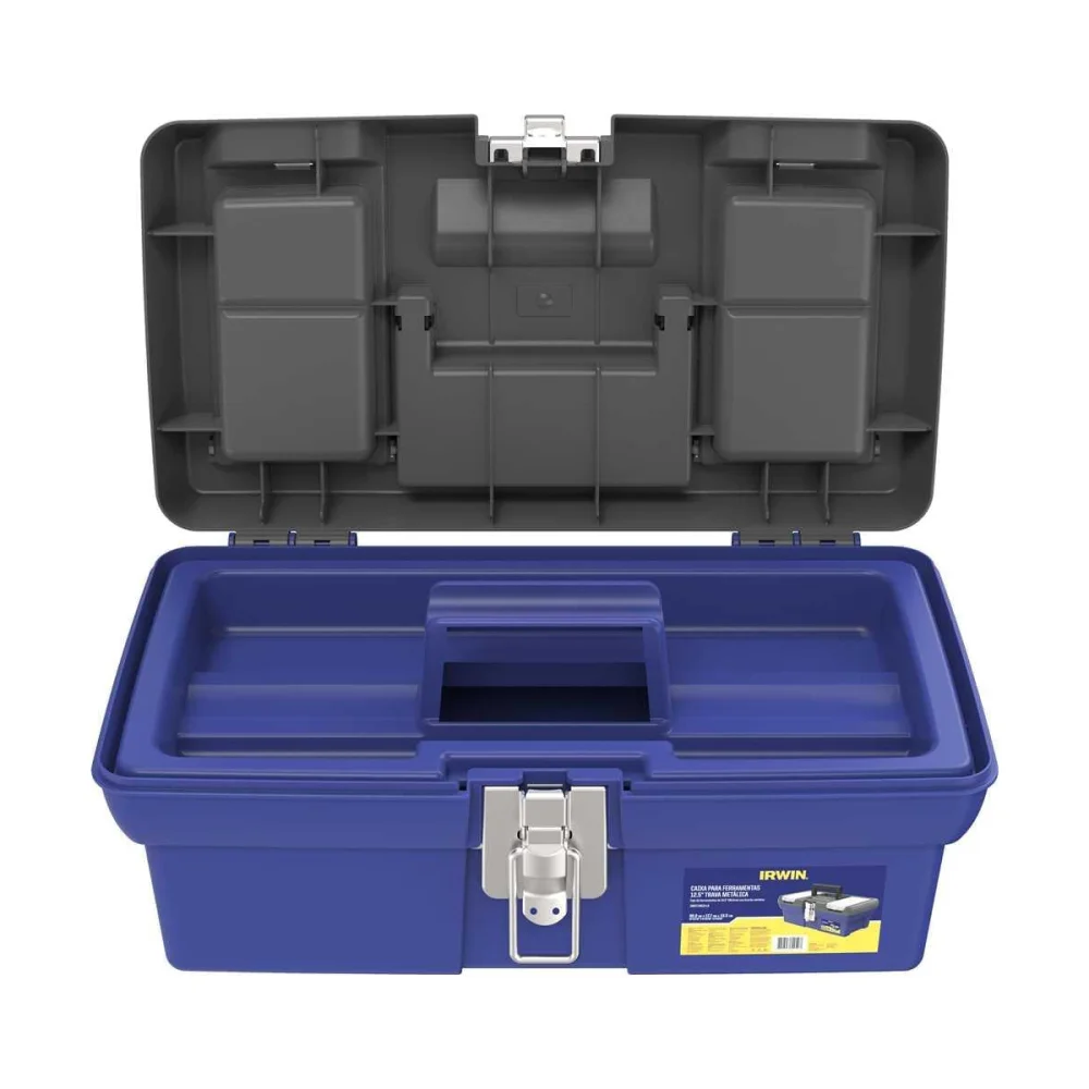 CAIXA PARA FERRAMENTAS 12" COM TRAVA METÁLICA IWST13013-LA - IRWIN
