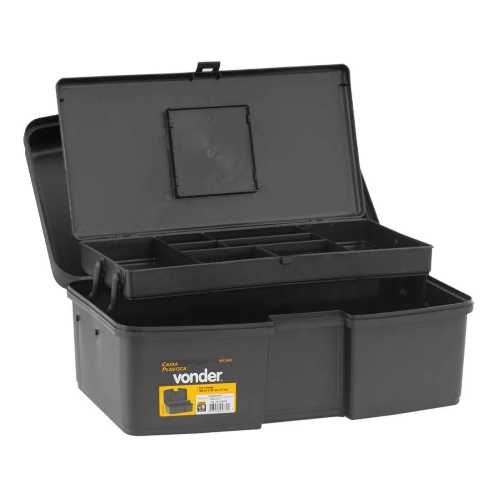 CAIXA PLASTICA/MALETA VD 1002 COM 1 BANDEJA - VONDER