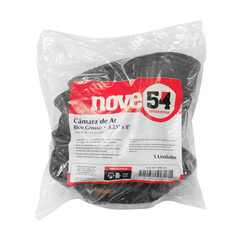 CÂMARA DE AR 3.25 X 08" - NOVE 54