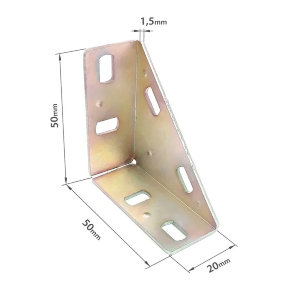 CHAPA ANGULAR 50 X 50 X 20 X 1.5 MM (579-3) - MINUTEX