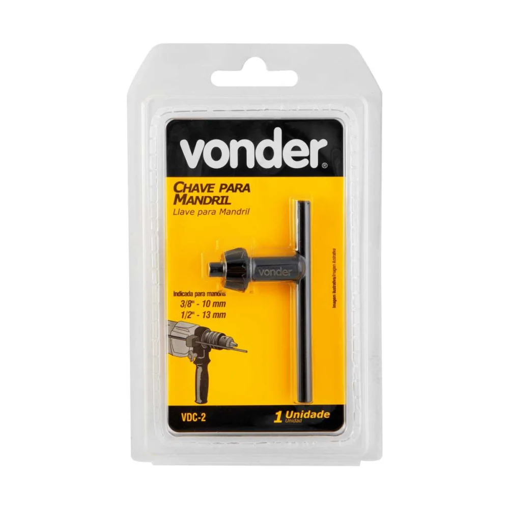 CHAVE PARA MANDRIL (B) 1/2", VDC 2 - VONDER