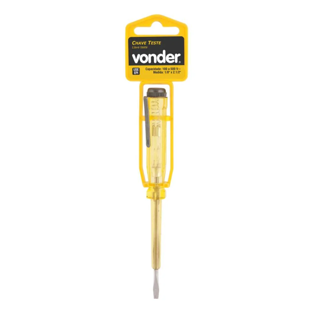 CHAVE TESTE ENCARTELADA 140 MM - VONDER