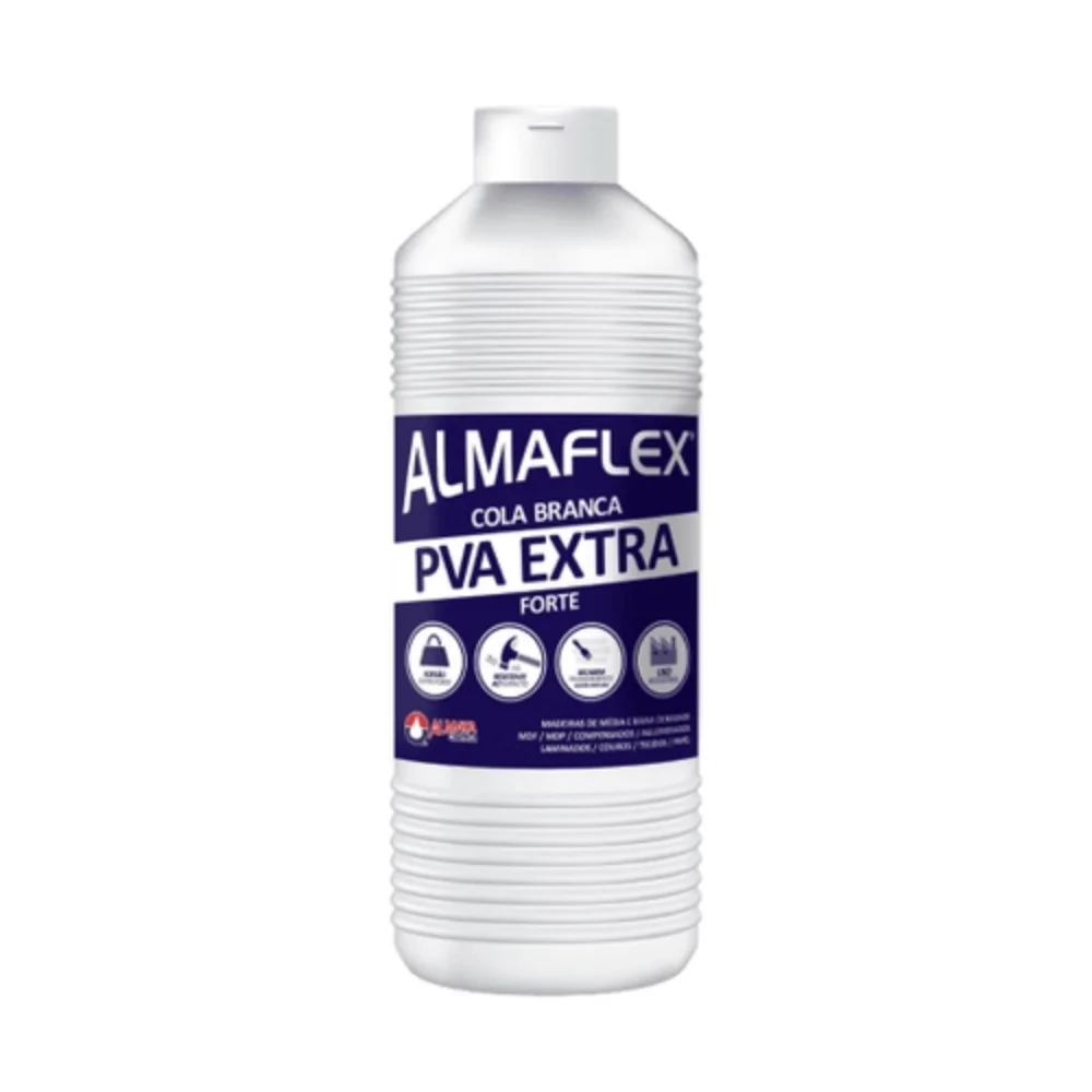 COLA BRANCA PVA EXTRA 1KG - ALMAFLEX