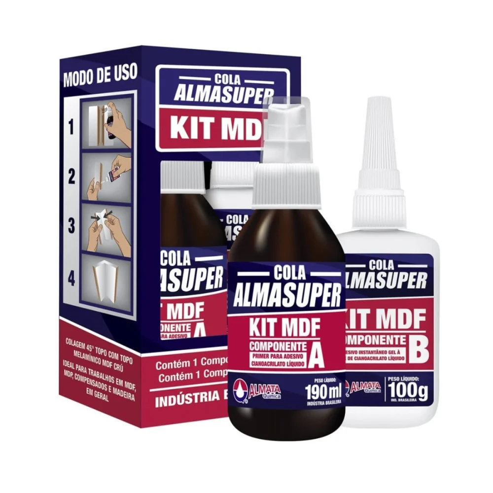 COLA INSTANTANEA KIT MDF - ALMASUPER