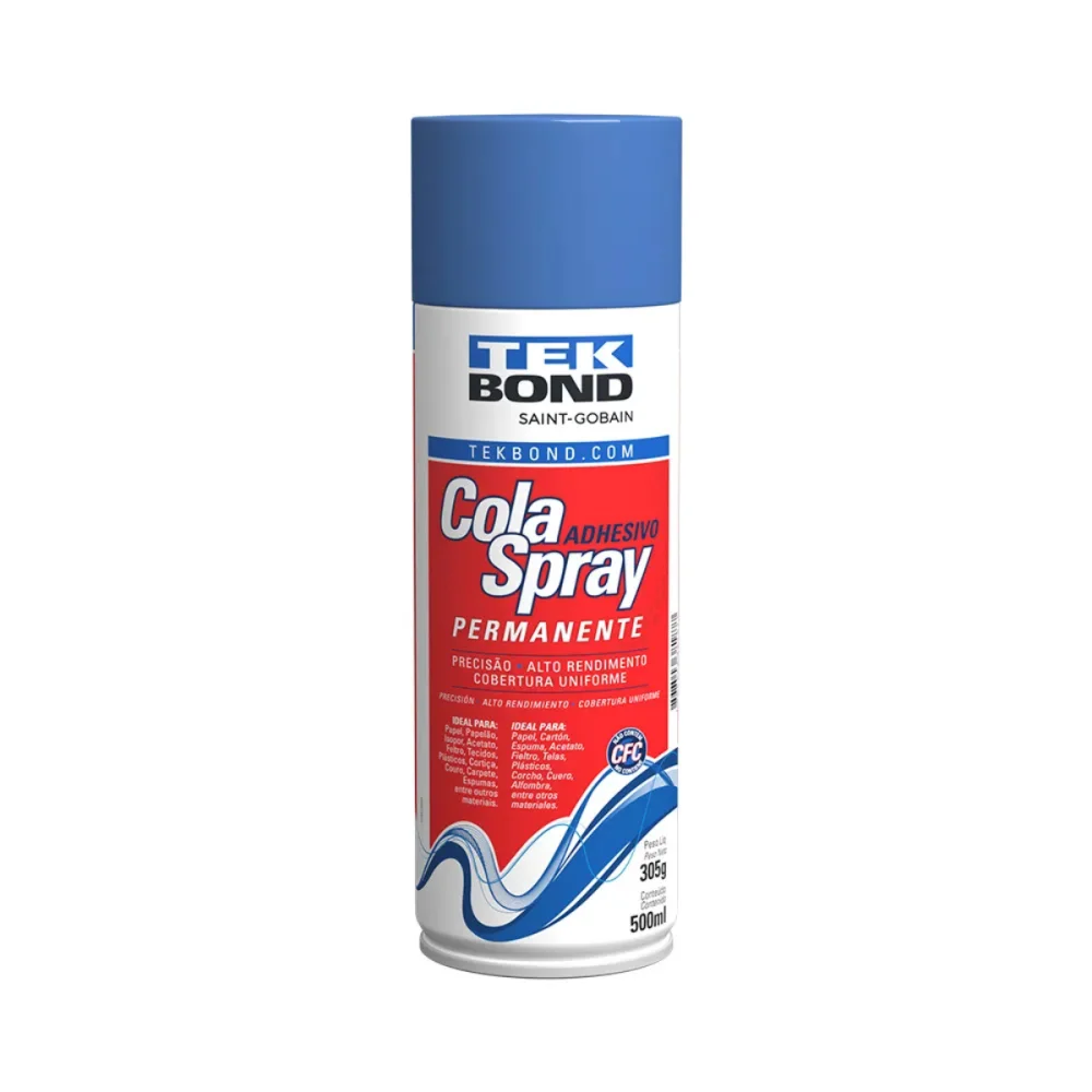 COLA SPRAY PERMANENTE 305G (500 ML) - TEK BOND