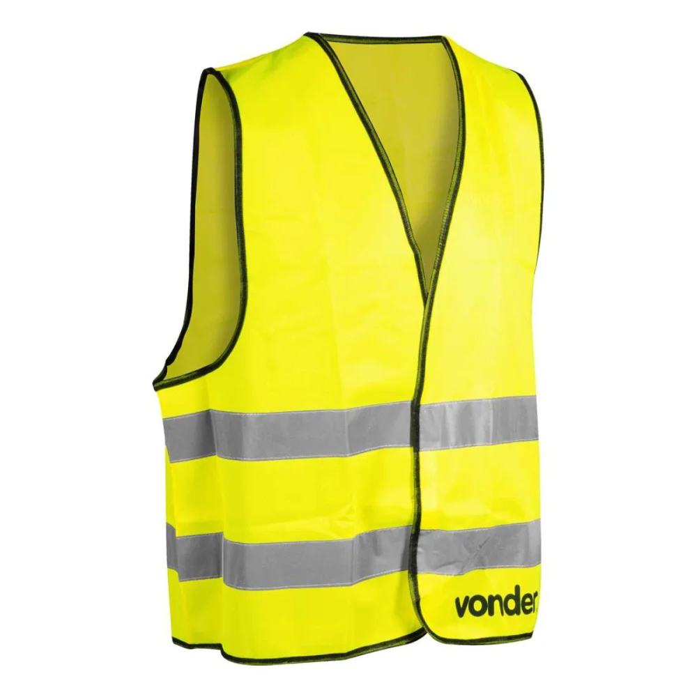 COLETE REFLETIVO TIPO BLUSAO, SEM BOLSO, AMARELO, CV 100 - VONDER