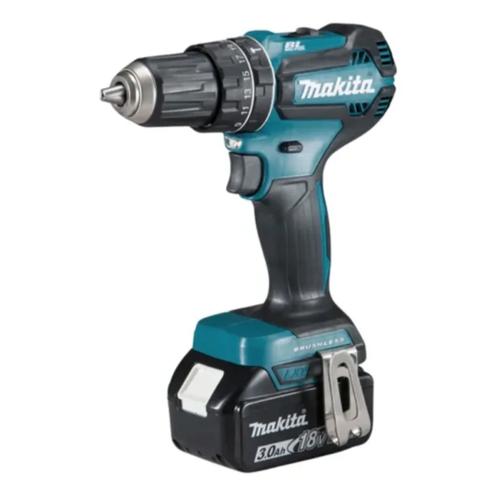 COMBO DE PARAFUSADEIRA / FURADEIRA 18V DHP485RF1J  + ASPIRADOR DE PÓ A BATERIA 18V DCL180Z - MAKITA