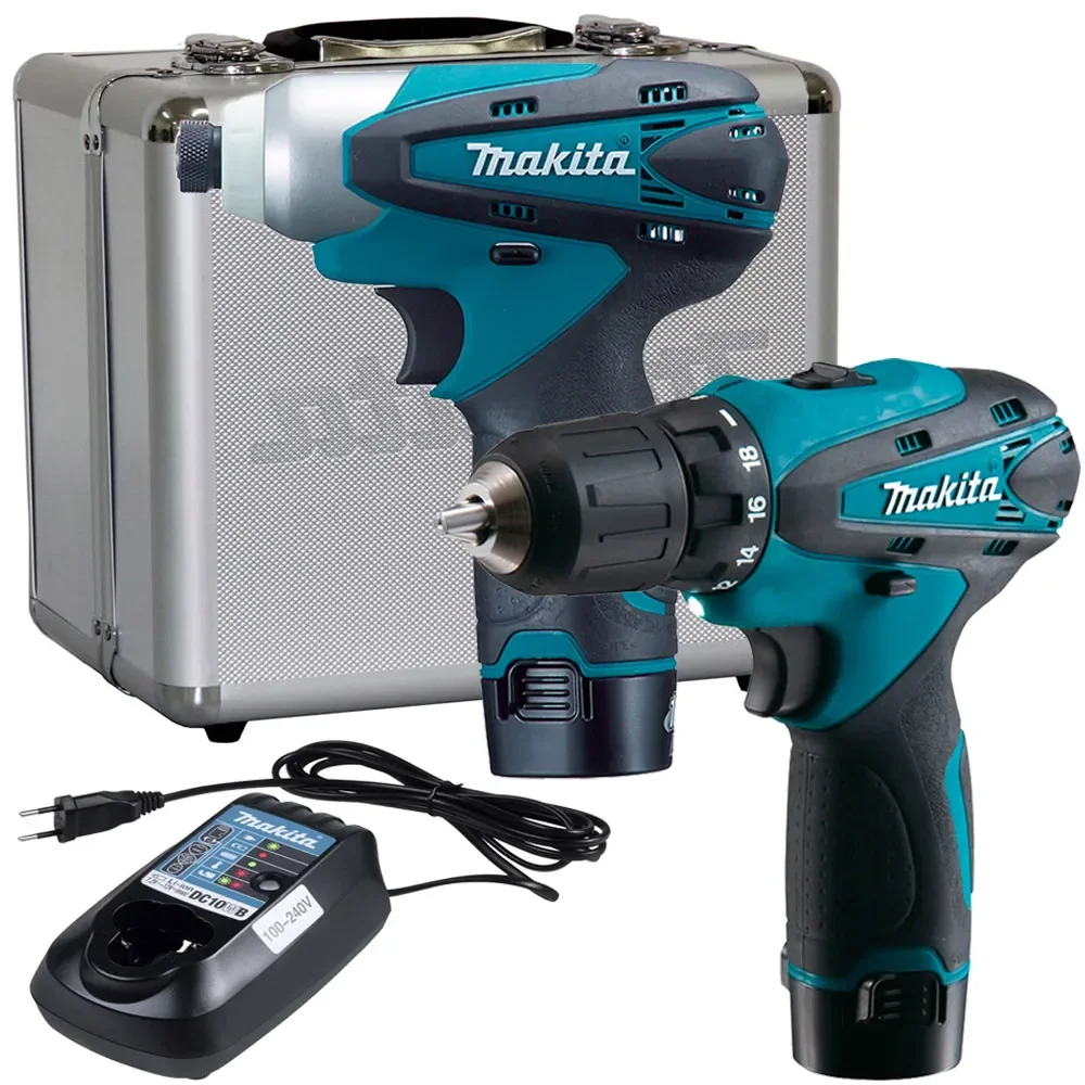 COMBO PARAFUSADEIRA E FURADEIRA LCT204 12V MAKITA
