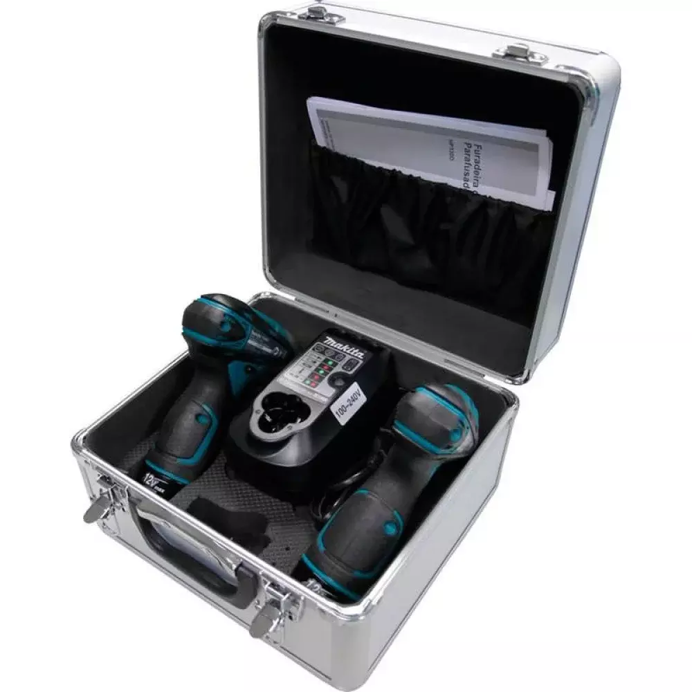 COMBO PARAFUSADEIRA E FURADEIRA LCT204 12V MAKITA