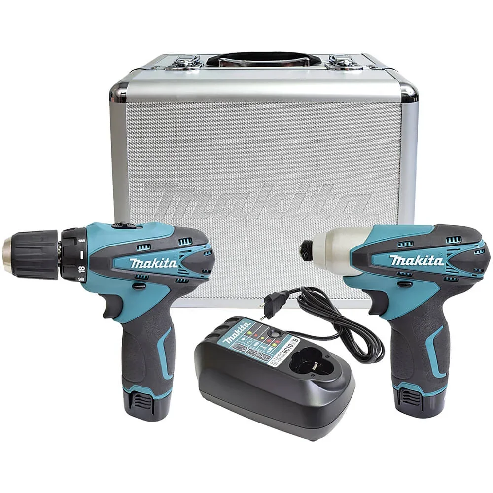 COMBO PARAFUSADEIRA E FURADEIRA LCT204 12V MAKITA