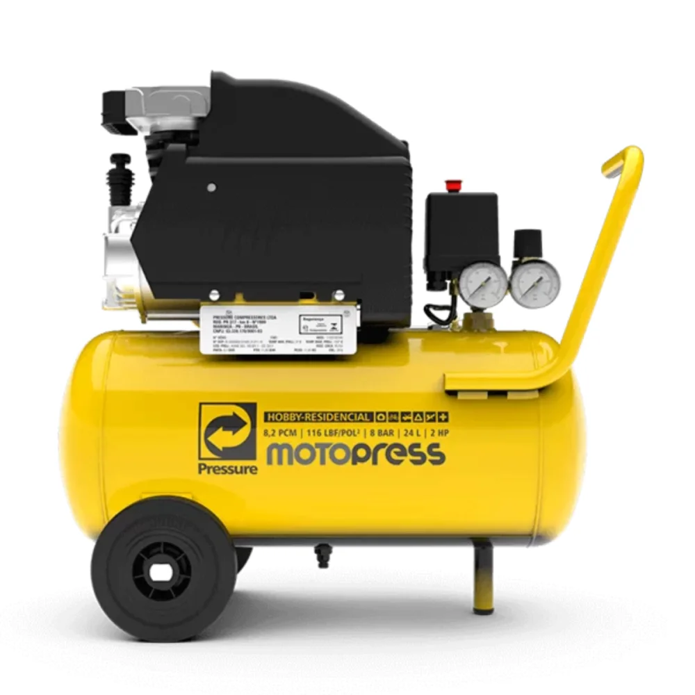 COMPRESSOR DE AR 8 PCM 24 LITROS 127V - PRESSURE