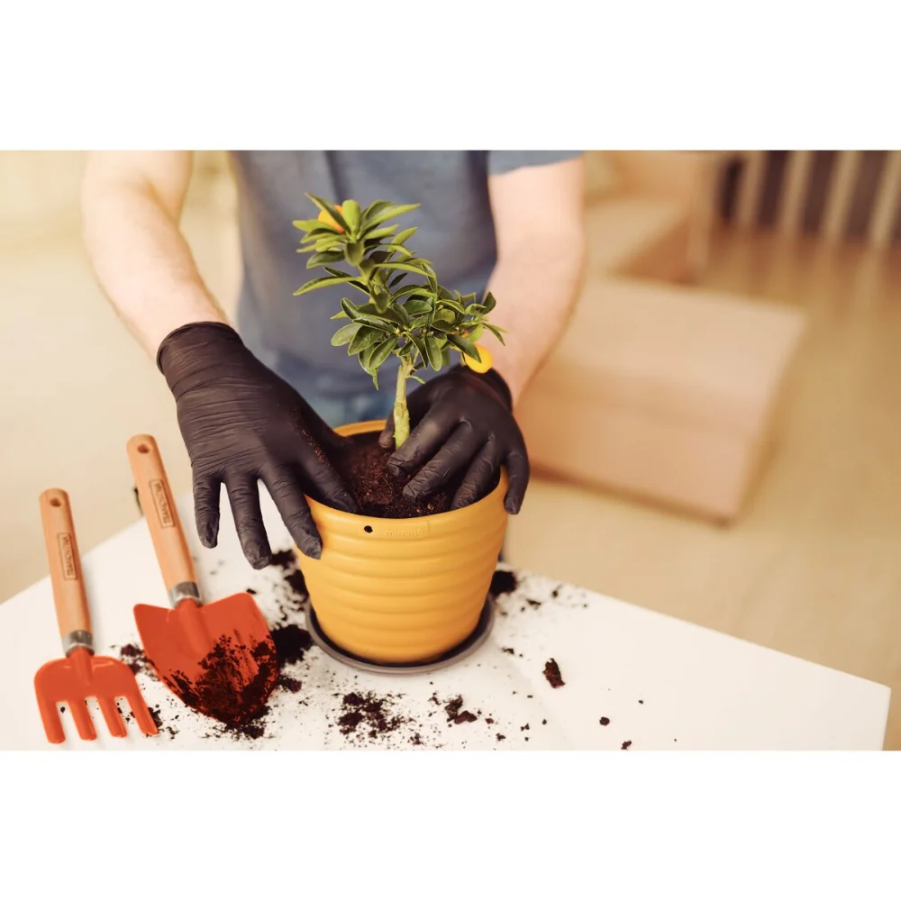 CONJUNTO / JOGO PARA JARDIM COM CABO DE MADEIRA 3 PÇS - TRAMONTINA