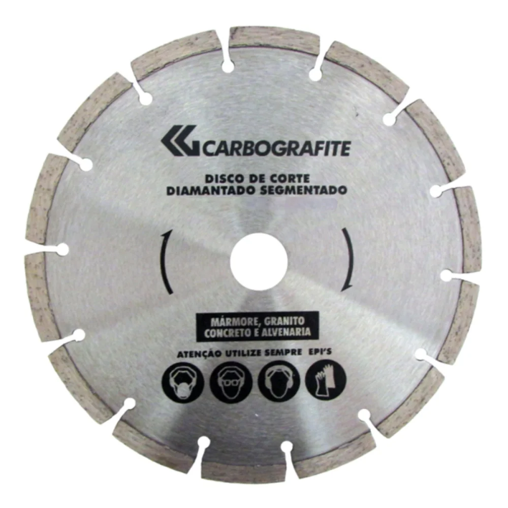 DISCO DE CORTE DIAMANTADO 350 X 8 X 25.40 MM MARMORE E GRANITO - CARBOGRAFITE