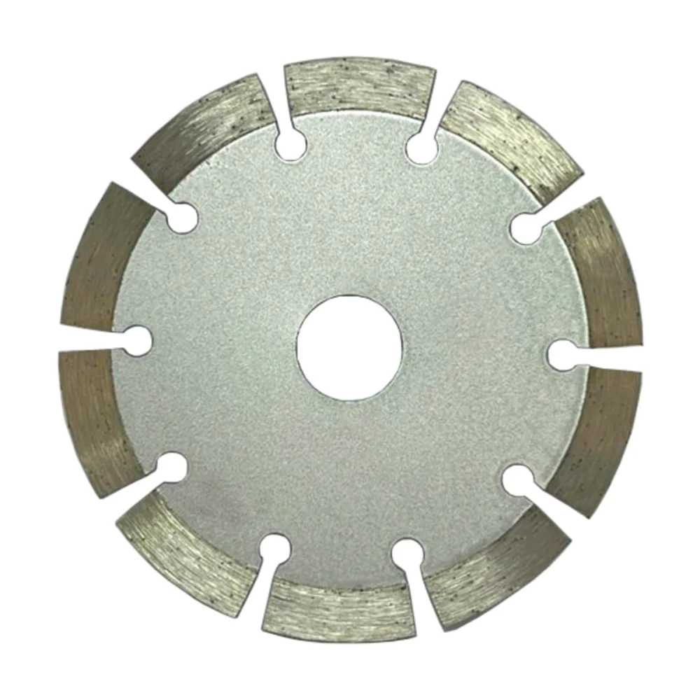 DISCO DIAMANTADO SEGMENTADO 110 X 20 MM CORTE A SECO, CINZA - SAMPAIO