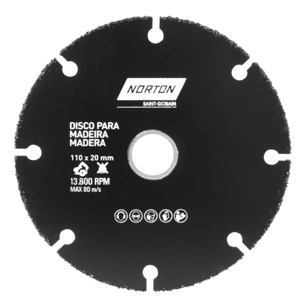 DISCO PARA MADEIRA 110 X 1 X 20 MM - NORTON