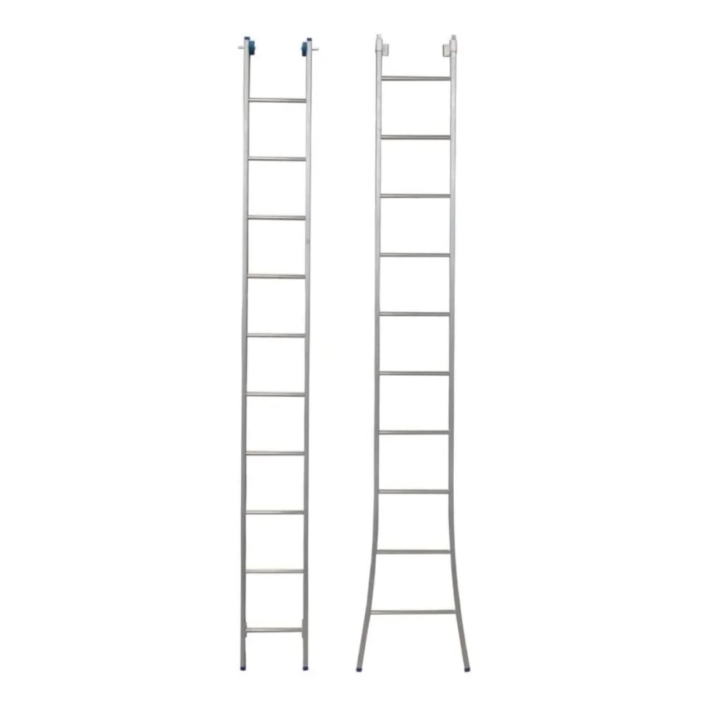 ESCADA DE ALUMINIO EXTENSIVA 2 X  10 DEGRAUS USO DOMESTICO - ALUMASA